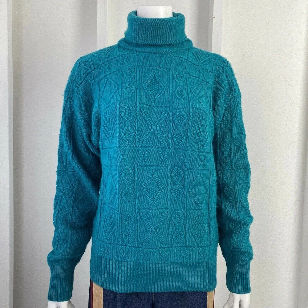 Meister Vintage Wool Ski Sweater Womens Size M